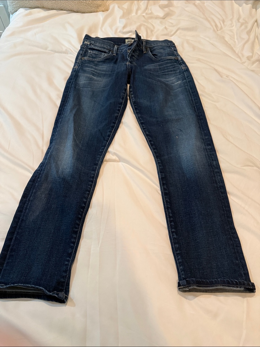 Women’s Citizens Of Humanity Dark Blue Straight Jeans